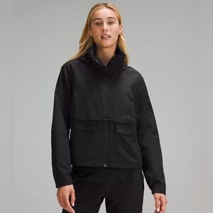 New* 6 Lululemon Always Effortless jacket rain windbreaker black
